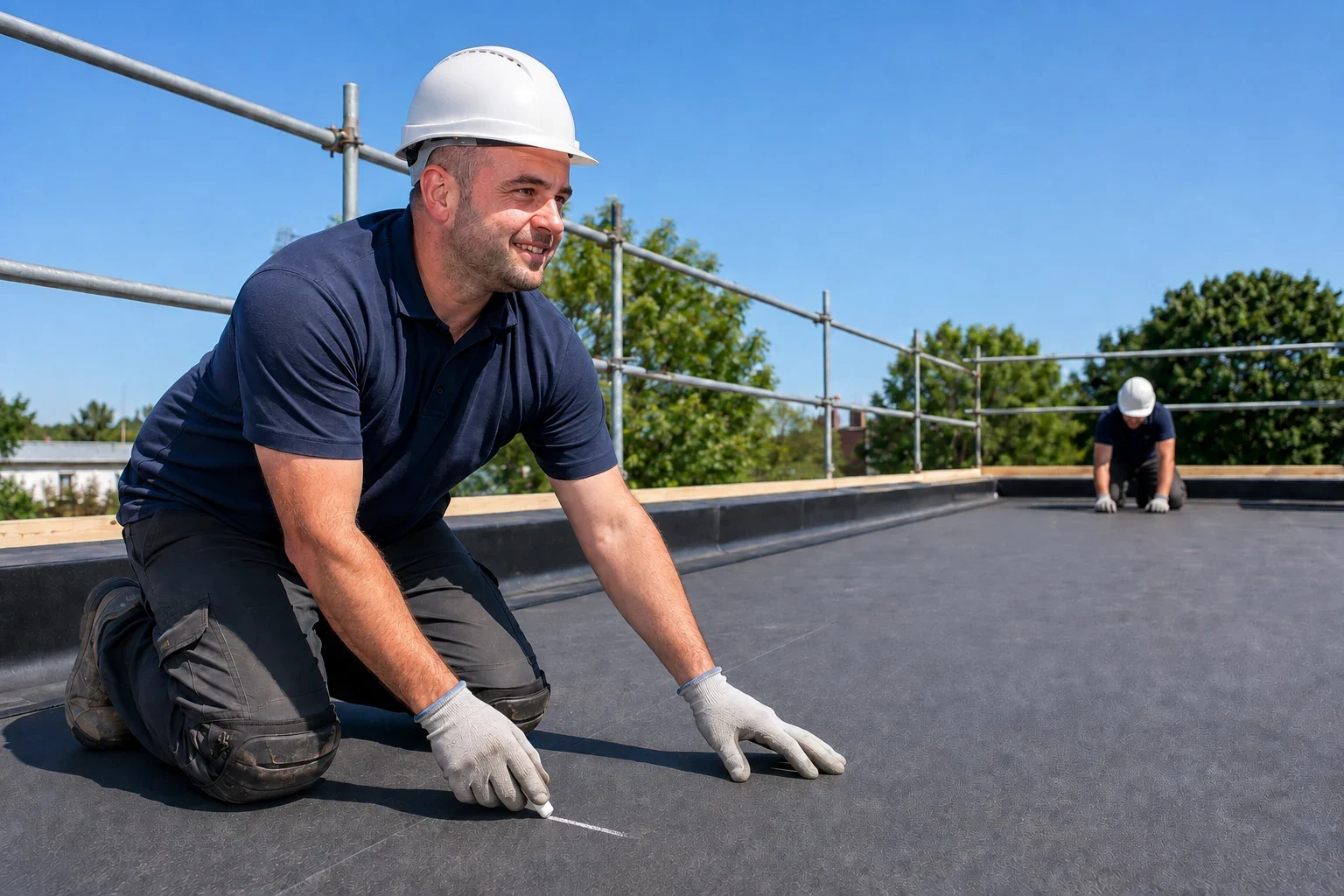Flat roofs services from New Look Building Services
