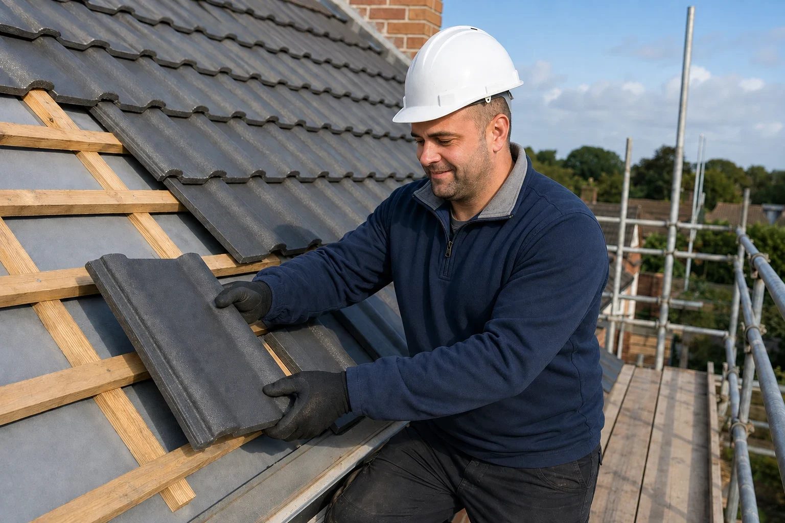 New roofs and reroofing services from New Look Building Services