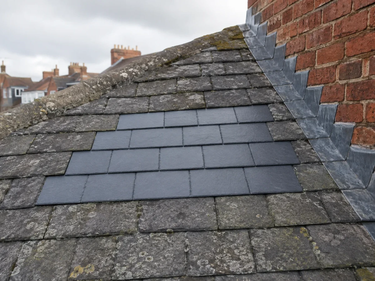 Illustrative roof repairs image; not a New Look completed project.